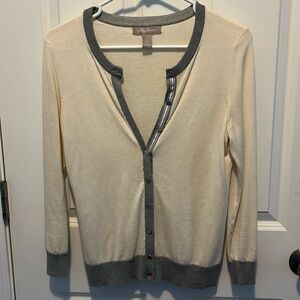 Banana Republic cream Cardigan